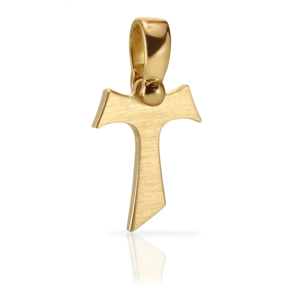 Gold Sign Tau cross