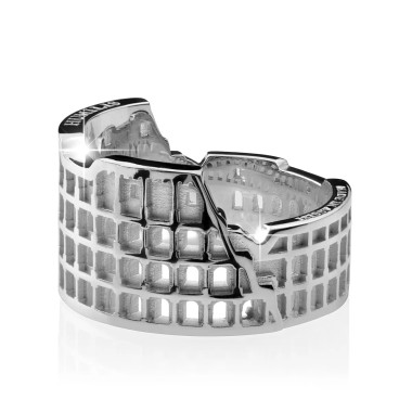 Sterling silver Iter Rome Colosseum ring