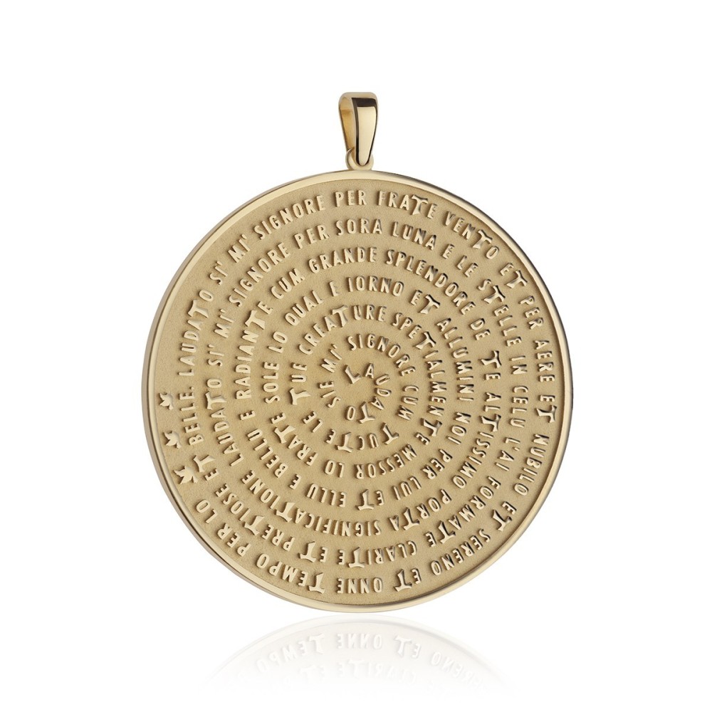 Pendente Benedizione Cantico delle Creature in argento Pendente Benedizione Cantico delle Creature in argento