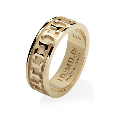 Gold Classic collection ring Franciscan Tau cross
